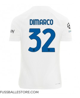 Günstige Inter Milan Federico Dimarco #32 Auswärtstrikot 2023-24 Kurzarm